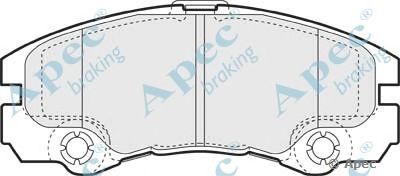 APEC BRAKING pad1135 -  Комплект тормозных колодок, дисковый тормоз